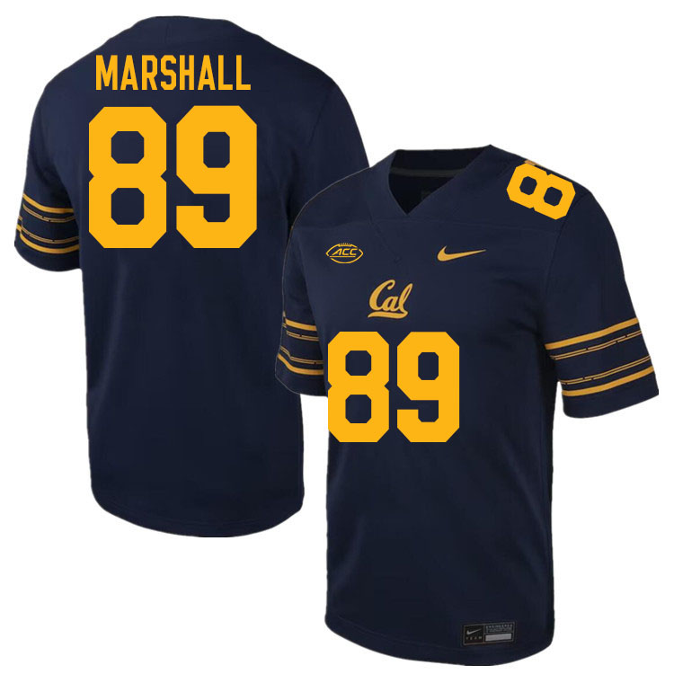 Men #89 Ben Marshall California Golden Bears ACC Conference College Football Jerseys Stitched Sale-N